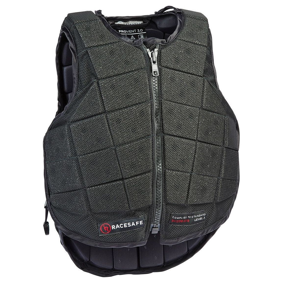 Racesafe Provent 3.0 Back Protector - Child - Black - Equisafety