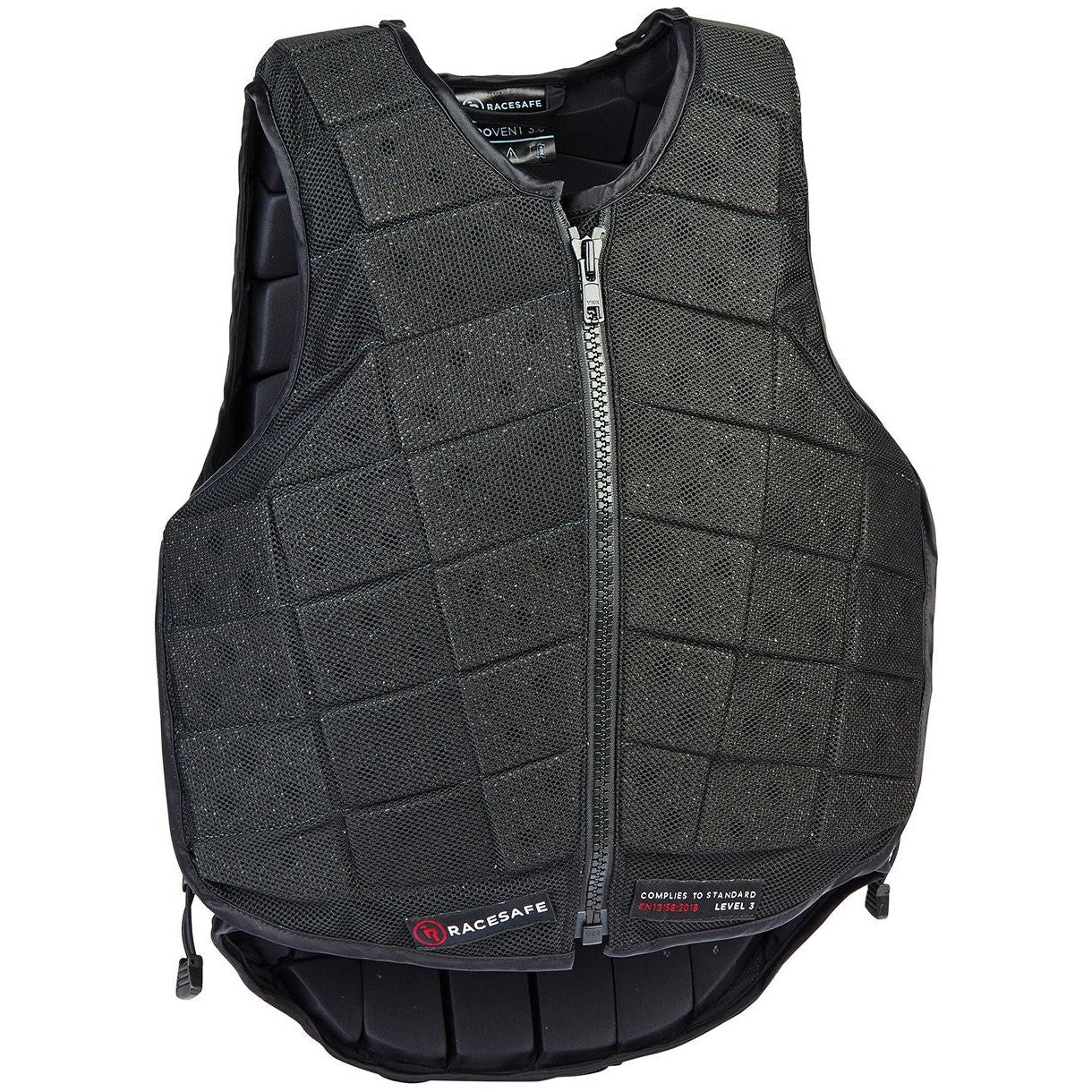 Racesafe Provent 3.0 Body Protector - Adult - Black - Equisafety