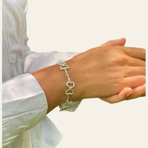 Equisafety reeves and reeves chunky sterling silver and gold plated
