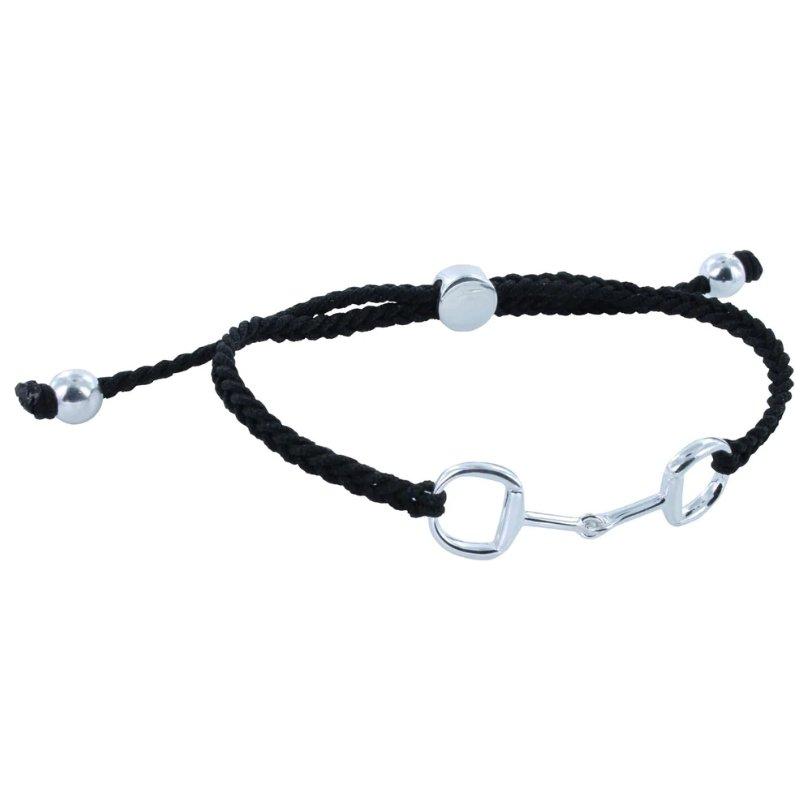 Reeves and Reeves Silver Snaffle Friendship Bracelet - Equisafety