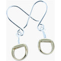 Reeves and Reeves Sterling Silver Snaffle Bit Drop Earrings - Equisafety