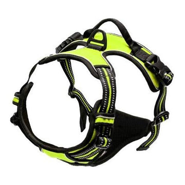 Reflective No - Pull Dog Harness - High Vis Yellow - Equisafety