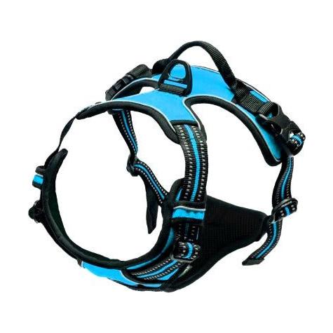 Reflective No - Pull Dog Harness - Sky Blue - Equisafety