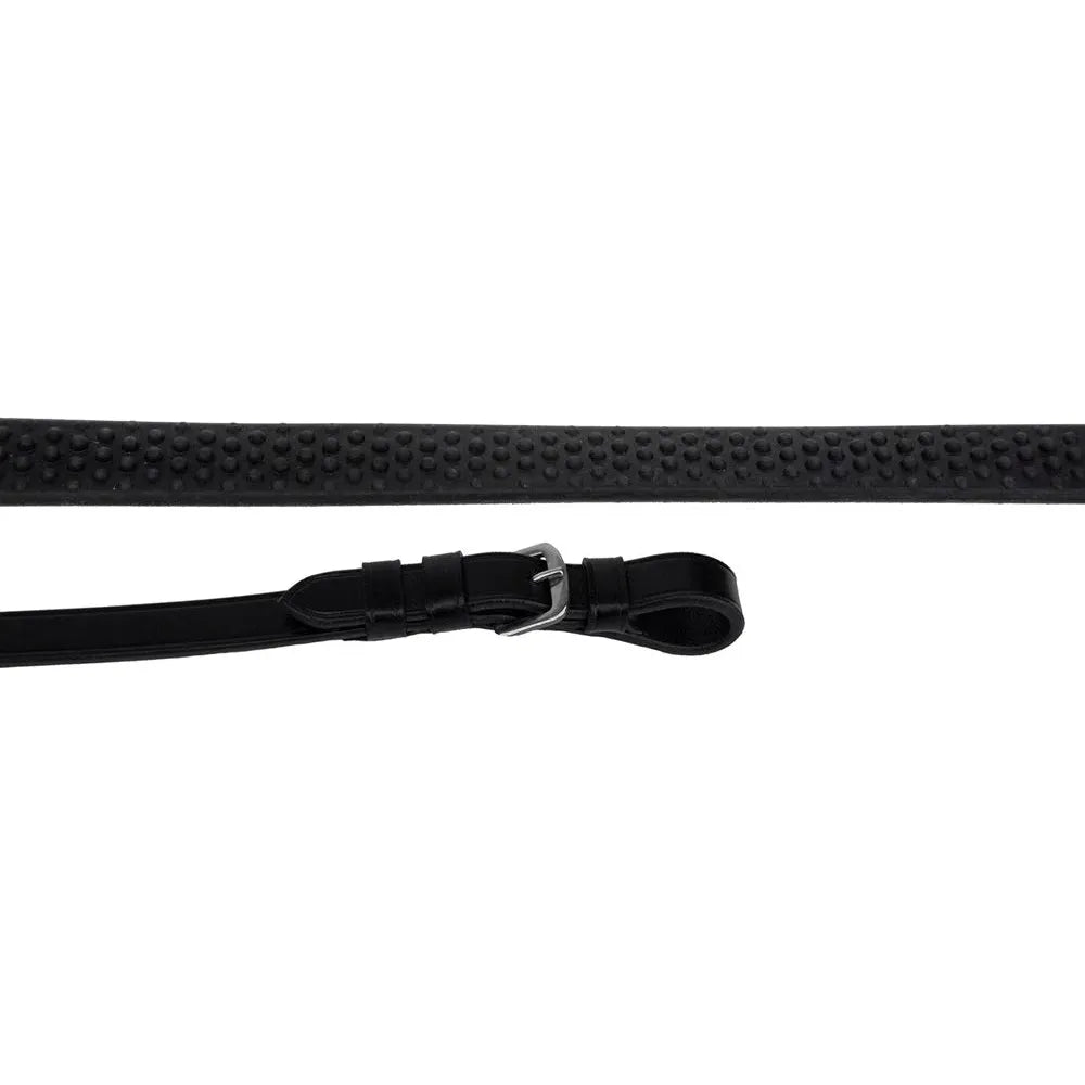 Rhinegold leather rubber grip reins - Equisafety