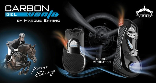 Veredus Tendon Boots Carbon Gel Vento Color Edition - Pink