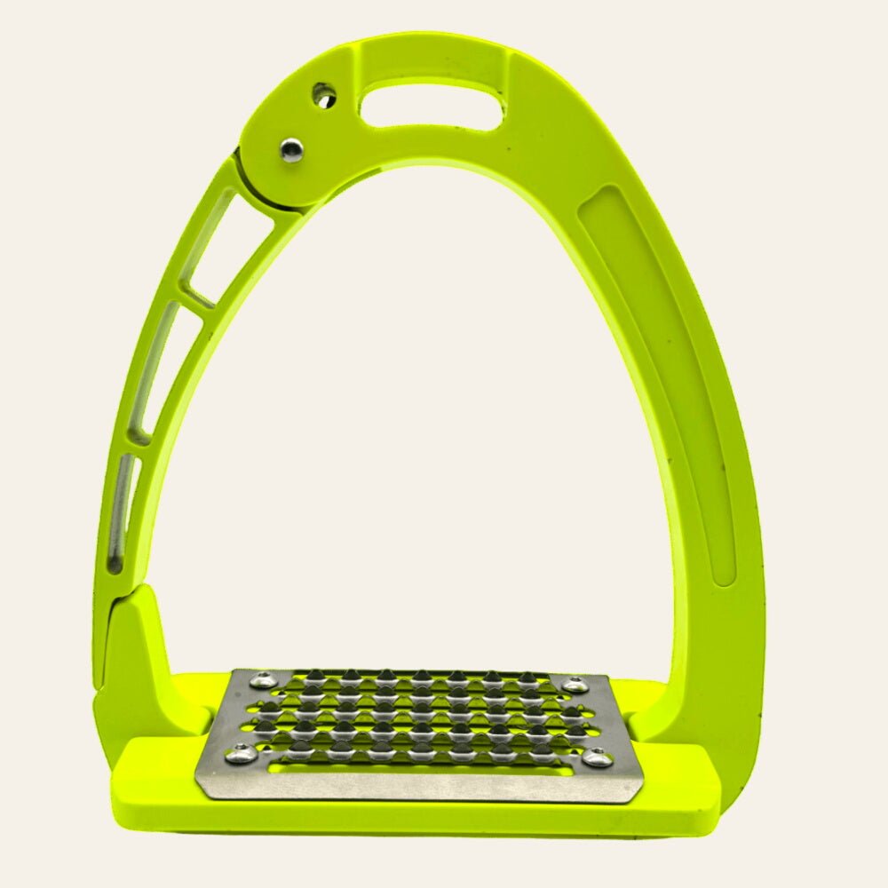 equisafety caballus safety stirrups single arm action degree inclination hi