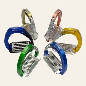Equisafety safety stirrups single arm degree footplate red