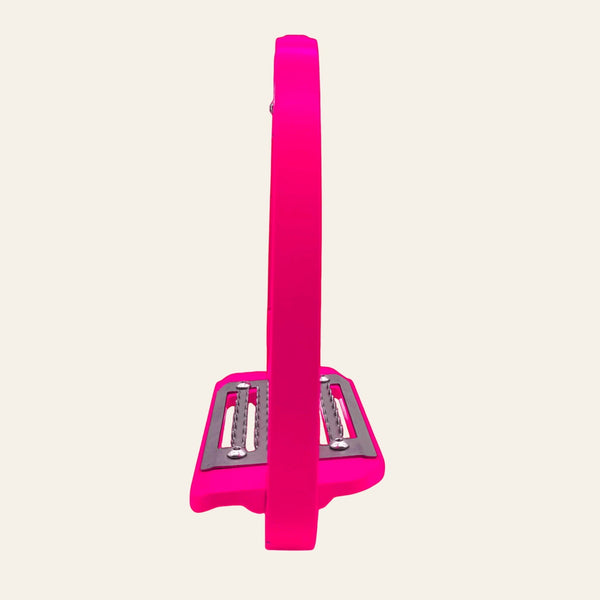Equisafety safety stirrups single arm degree footplate red