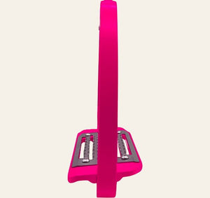 Equisafety safety stirrups single arm degree footplate red
