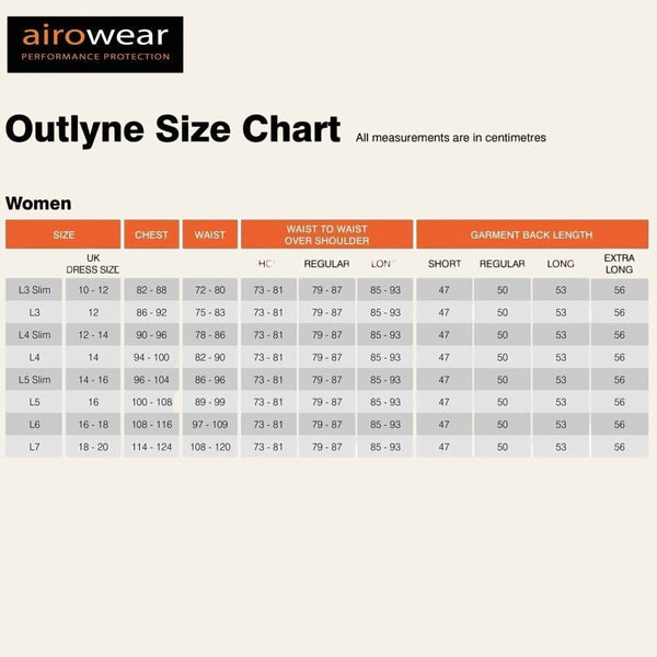 SALE - Airowear Ladies Outlyne Body Protector - BETA level 3 2018 - Equisafety