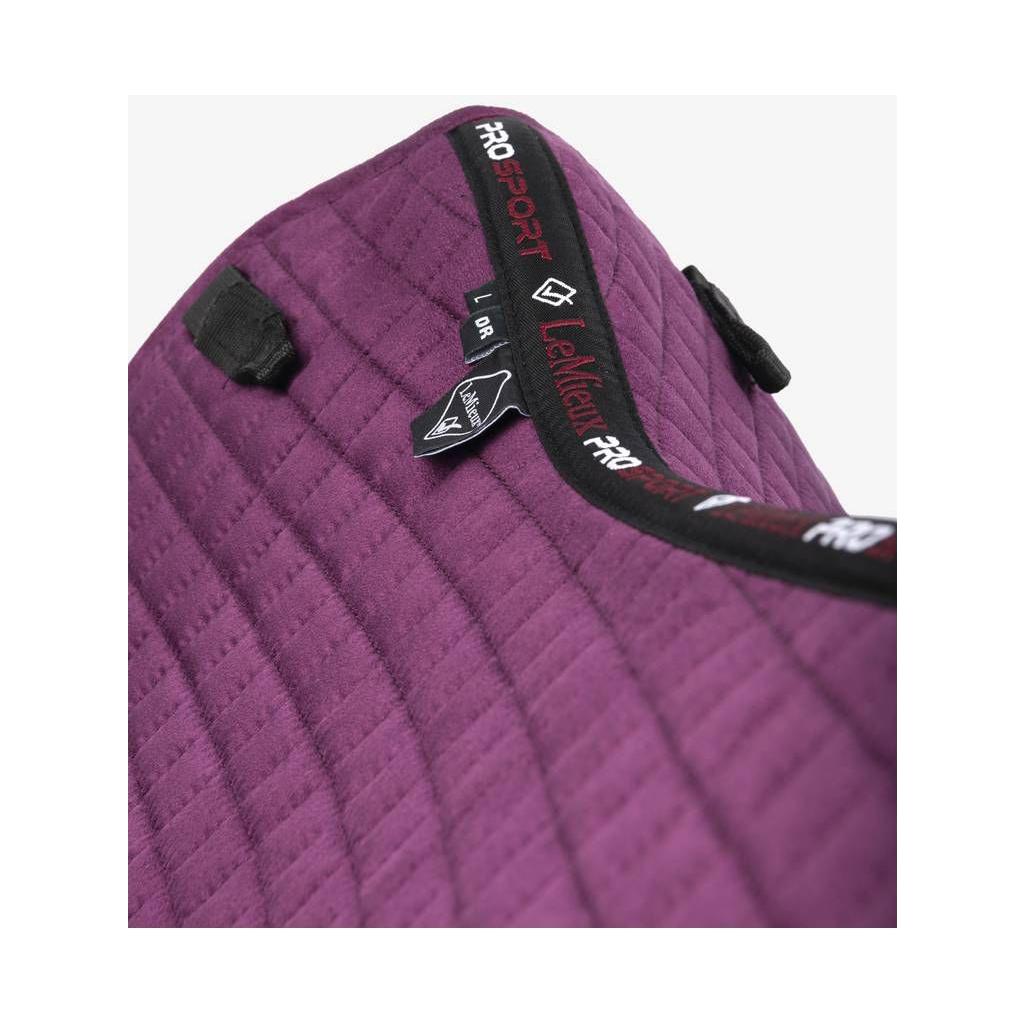 Sale Suede Dressage Square Plum - Equisafety