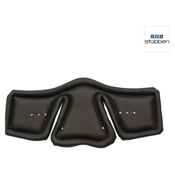 Stubben Equi - Soft Vachette Leather Girth Pad - Black - Equisafety