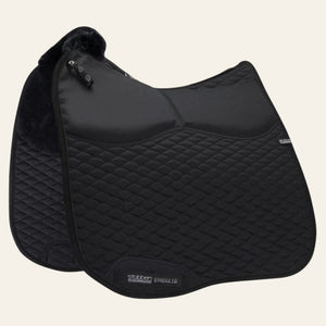 Stubben - Streamline Adjuster Lambswool Dressage Pad - Black - Equisafety