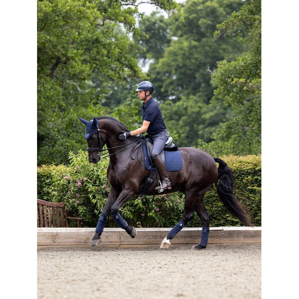 Suede Dressage Square Navy - Equisafety