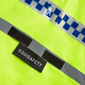 Equisafety hi viz reflective horse summer sheet orange