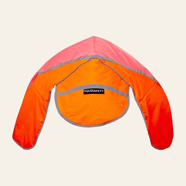 Equisafety summer horse exercise sheet hi vis orange