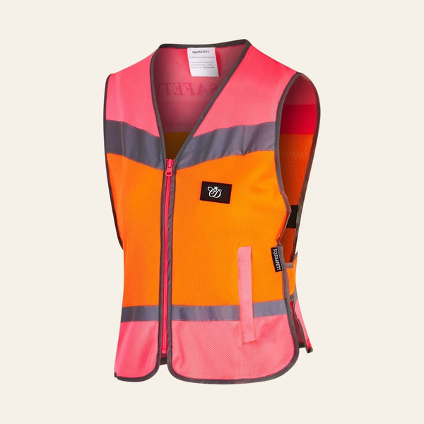 Equisafety summer horse exercise sheet hi vis orange