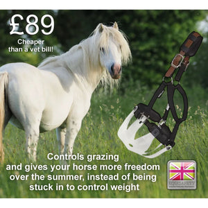 ThinLine Flexible Filly Grazing Muzzle - Equisafety