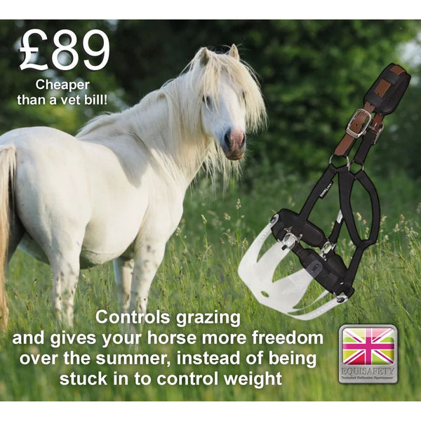 ThinLine Flexible Filly Grazing Muzzle - Equisafety