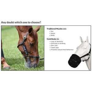 ThinLine Flexible Filly Grazing Muzzle - Equisafety