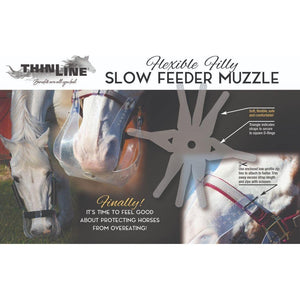 ThinLine Flexible Filly Grazing Muzzle - Equisafety