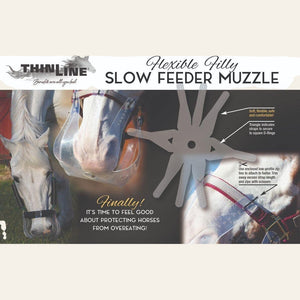 ThinLine Flexible Filly Grazing Muzzle - Equisafety