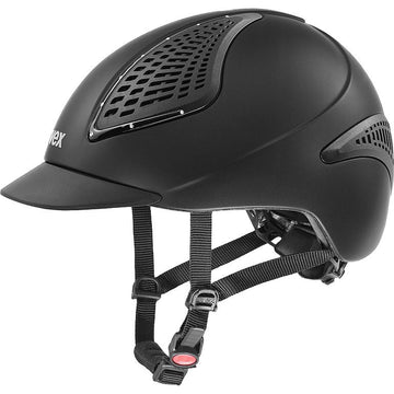 UVEX exxential II glamour Riding Hat - black matt - Equisafety