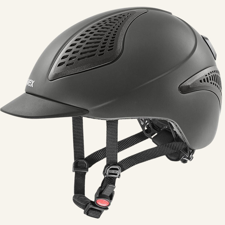 UVEX exxential II LED Riding Hat - black - Equisafety