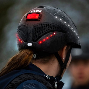 UVEX exxential II LED Riding Hat - black - Equisafety