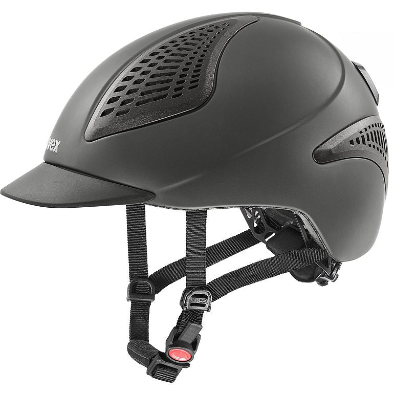 UVEX exxential II LED Riding Hat - black - Equisafety