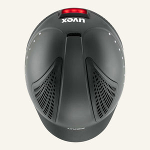 UVEX exxential II LED Riding Hat - black - Equisafety