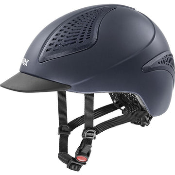 UVEX exxential II Riding Hat - blue matt - Equisafety