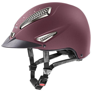 Equisafety uvex exxential iii riding hat black