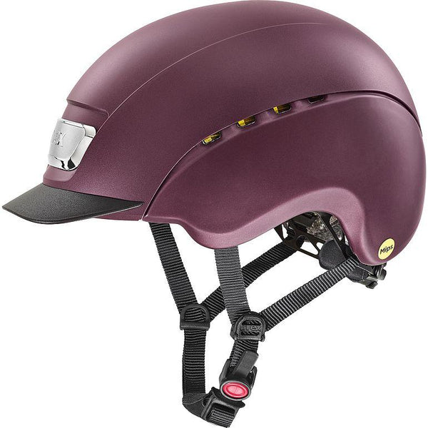 Equisafety uvex exxential iii riding hat black