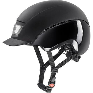 Equisafety uvex exxential iii riding hat black