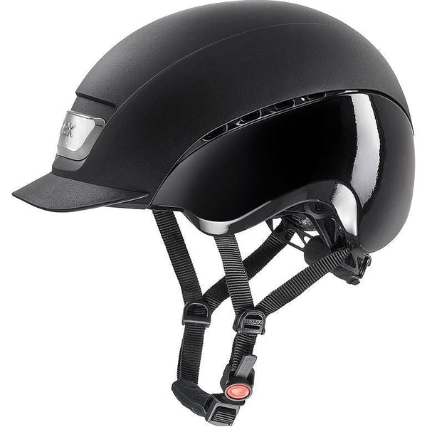 Equisafety uvex exxential iii riding hat black