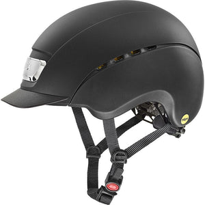 Equisafety uvex exxential iii riding hat black