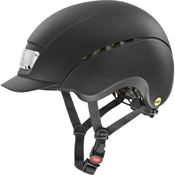 Equisafety uvex exxential iii riding hat black