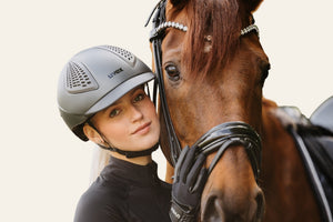 UVEX exxential III Riding Hat - Navy - Equisafety