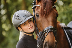 UVEX exxential III Riding Hat - Navy - Equisafety