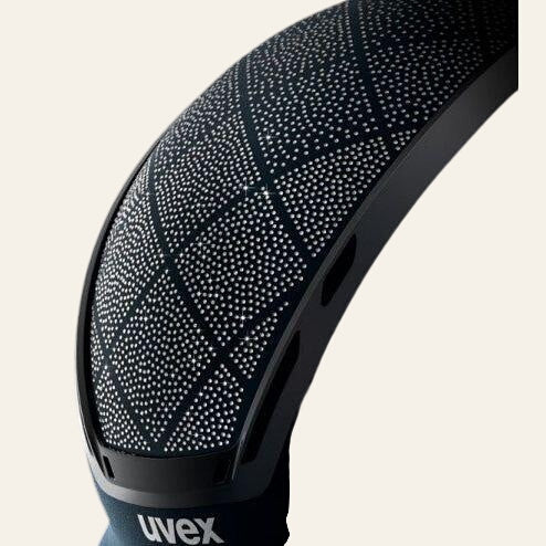 Uvex Horse Riding Helmet Exxeed Flash - Black - Equisafety