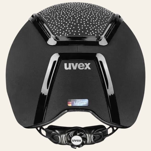 Uvex Horse Riding Helmet Exxeed Flash - Black - Equisafety