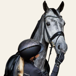 Uvex Horse Riding Helmet Exxeed Flash - Black - Equisafety