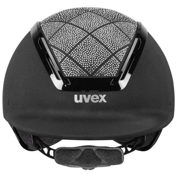 Uvex Horse Riding Helmet Exxeed Flash - Black - Equisafety