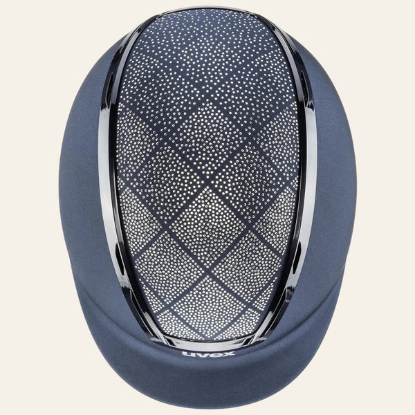 Uvex Horse Riding Helmet Exxeed Flash - Navy - Equisafety