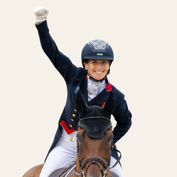 Uvex Horse Riding Helmet Exxeed Flash - Navy - Equisafety