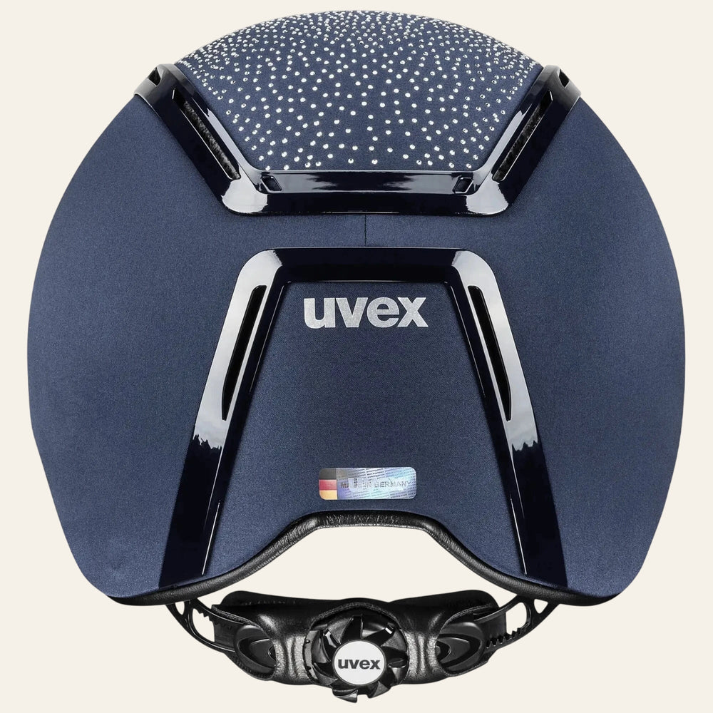 Uvex Horse Riding Helmet Exxeed Flash - Navy - Equisafety