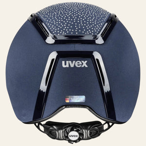 Uvex Horse Riding Helmet Exxeed Flash - Navy - Equisafety