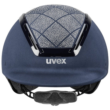 Uvex Horse Riding Helmet Exxeed Flash - Navy - Equisafety