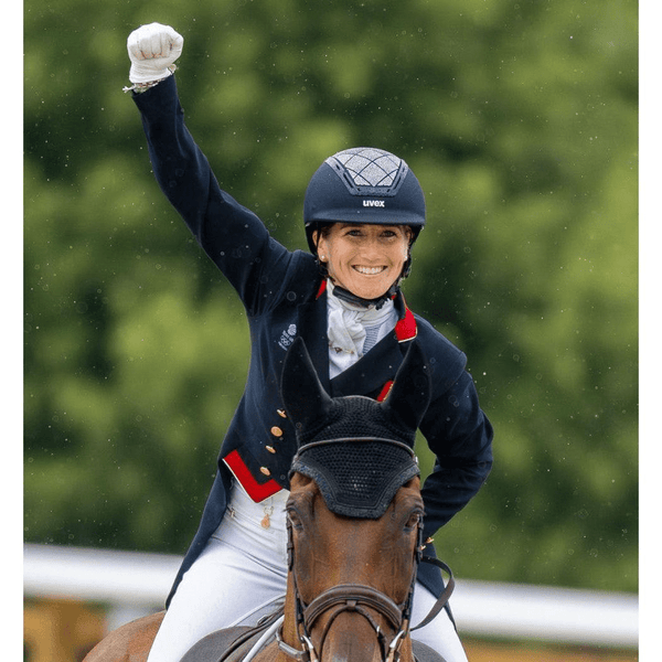 Equisafety uvex horse riding helmet exxeed flash navy